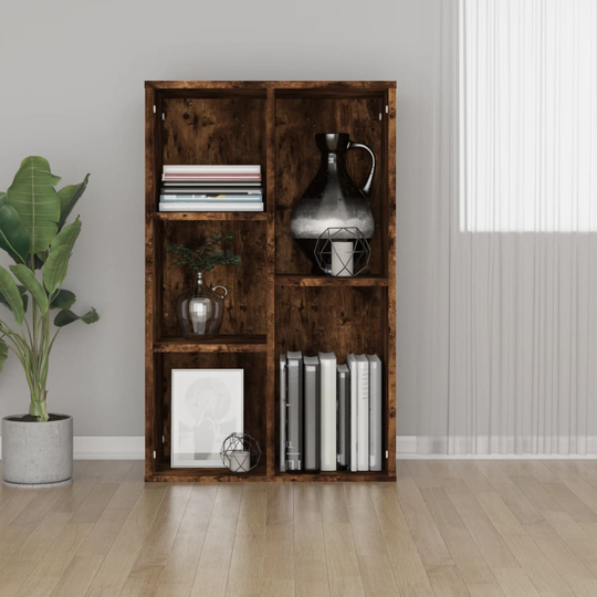 vidaXL Kirjahylly / Senkki savutammi 50x25x80 cm tekninen puu
