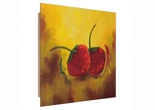Taulu Strawberries 3D 30x30 cm