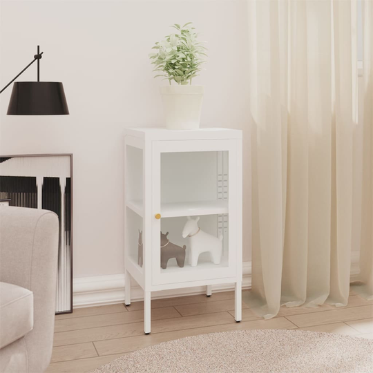 vidaXL Senkki 38x35x70 cm metalli ja lasi