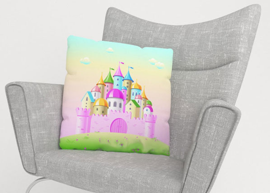 Koristetyynyliina PINK CASTLE 45x45 cm