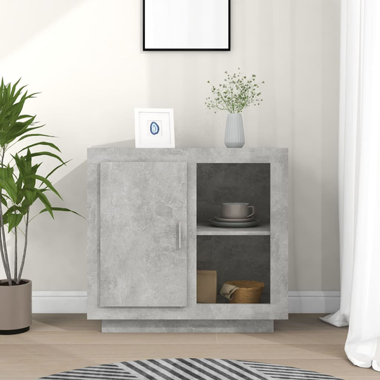 vidaXL Senkki betoninharmaa 80x40x75 cm