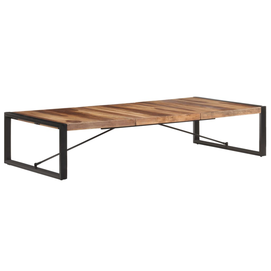 vidaXL Sohvapöytä 180x90x40 cm täysi seesamviimeistelty puu