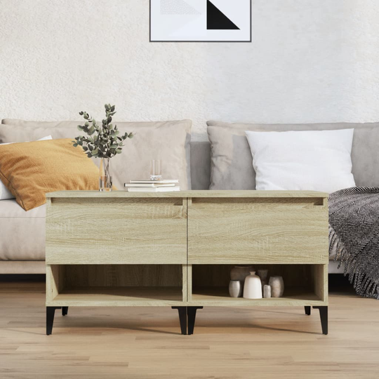vidaXL Sivupöydät 2 kpl Sonoma-tammi 50x46x50 cm tekninen puu