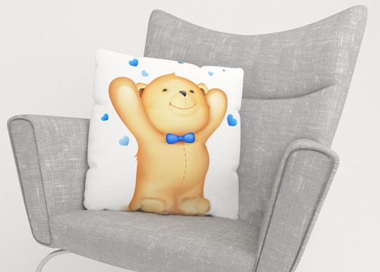 Koristetyynyliina LITTLE BEAR 50x50 cm