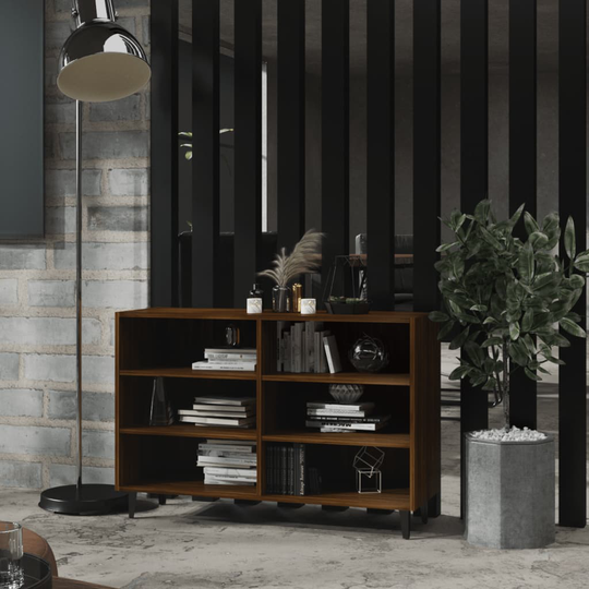 vidaXL Senkki ruskea tammi 103,5x35x70 cm lastulevy