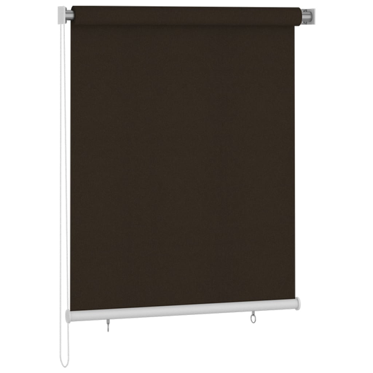 vidaXL Rullaverho ulkotiloihin 120x140 cm ruskea