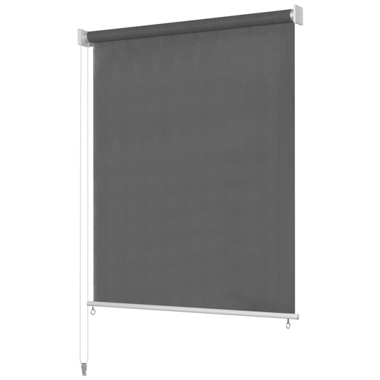 vidaXL Rullaverho ulkotiloihin 350x230 cm antrasiitti