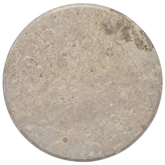 vidaXL Pöytälevy harmaa Ø60x2,5 cm marmori