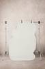 NICO villamatto 170x240 cm Eliseouter: champagne color leather /inside: offwhite color velvet
