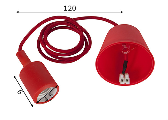 Kattovalaisin Cord 120 cm, harmaa