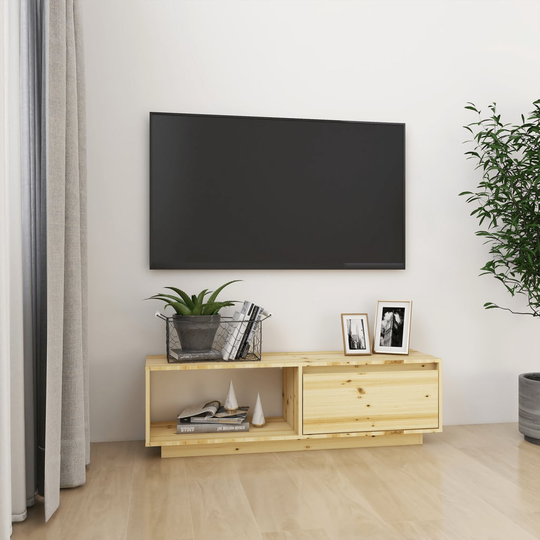 vidaXL TV-taso 110x30x33,5 cm täysi kuusi