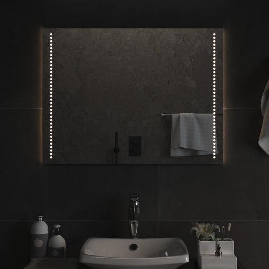 vidaXL Kylpyhuoneen LED-peili 60x80 cm