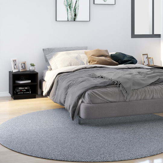 vidaXL Yöpöydät 2 kpl musta 40x34x40 cm täysi mänty