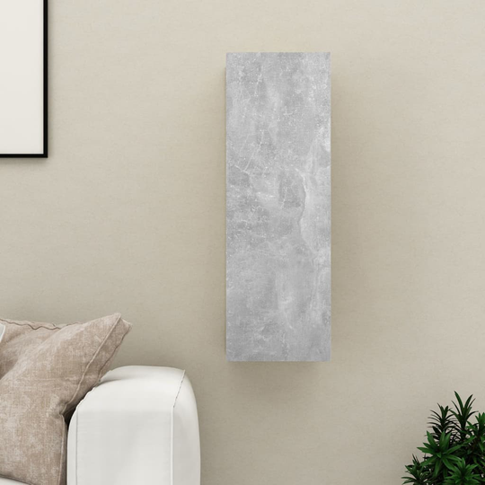 vidaXL TV-taso betoninharmaa 30,5x30x90 cm lastulevy