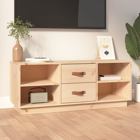 vidaXL TV-taso 100x34x40 cm täysi mänty