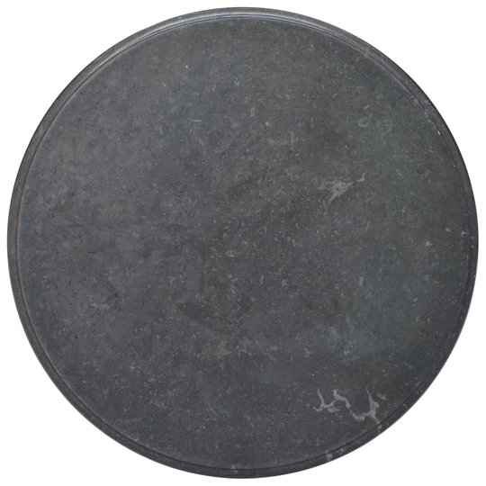 vidaXL Pöytälevy musta Ø70x2,5 cm marmori