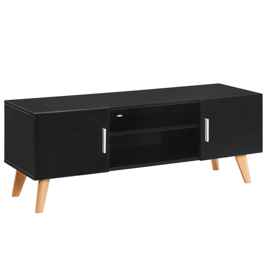 vidaXL TV-taso 120x40x46 cm MDF musta