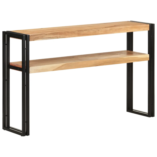 vidaXL Konsolipöytä 120x30x75 cm täysi akaasiapuu
