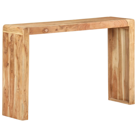 vidaXL Konsolipöytä 120x30x76 cm täysi akaasiapuu