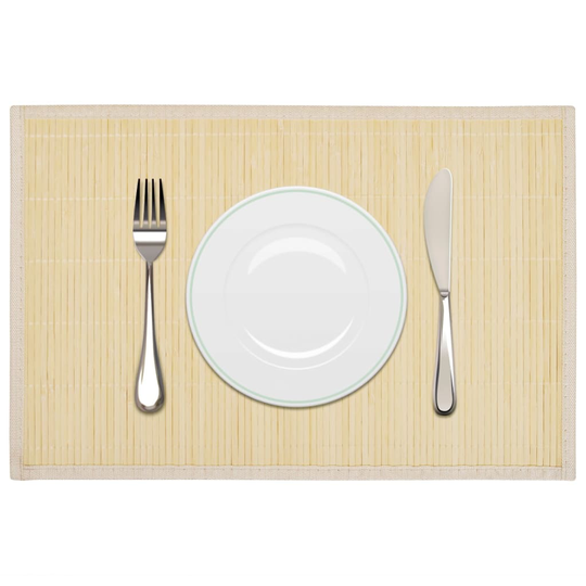 Bambu Tabletti 6 kpl 30 x 45 cm Luonnonväri