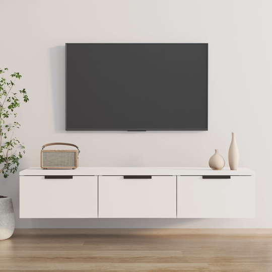 vidaXL Seinäkaappi valkoinen 102x30x20 cm tekninen puu