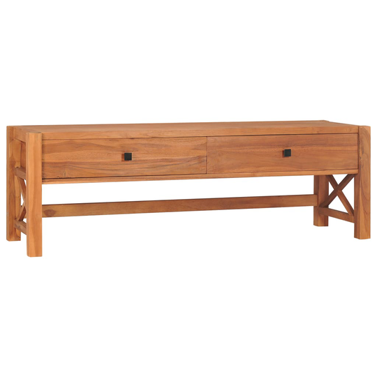 vidaXL TV-taso 140x40x45 cm kierrätetty tiikki