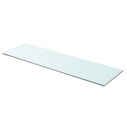 vidaXL Hyllypaneeli Kirkas Lasi 90x25 cm