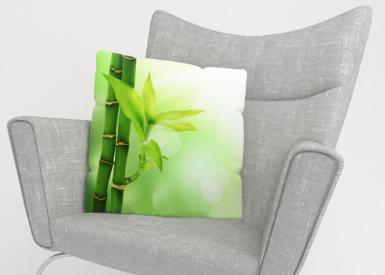 Koristetyynyliina GREEN BAMBOO 50x50 cm