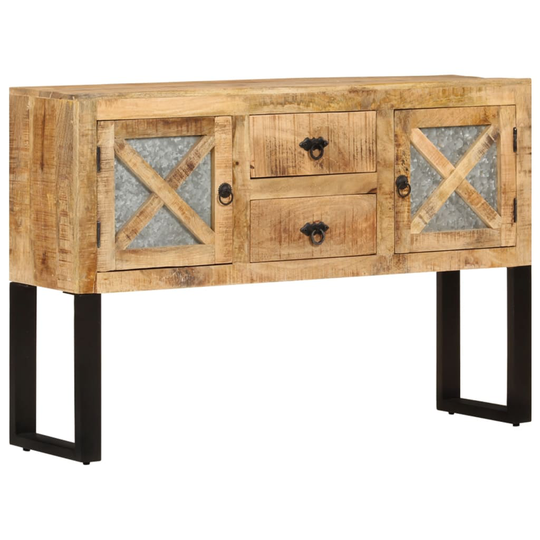 vidaXL Senkki 110x30x74 cm karkea mangopuu