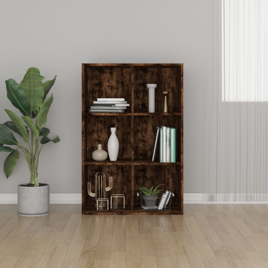 vidaXL Kirjahylly / Senkki savutammi 66x30x98 cm tekninen puu