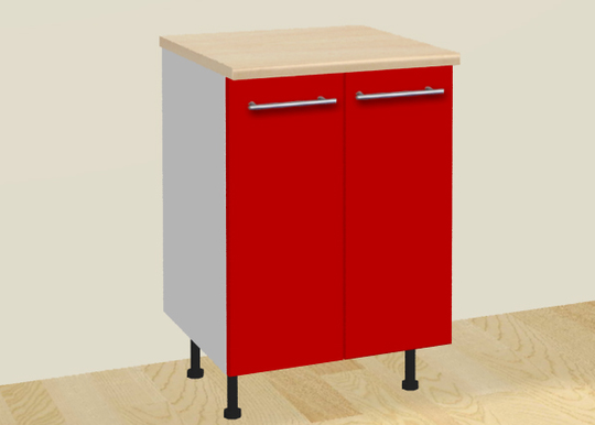 2-ovinen keittiökaappi 90 cm