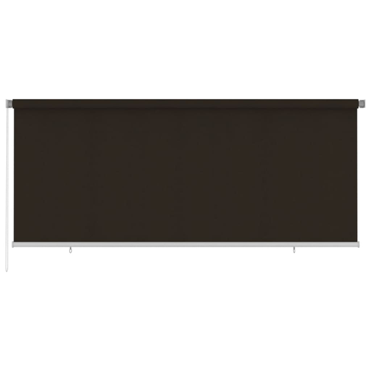 vidaXL Rullaverho ulkotiloihin 350x140 cm ruskea HDPE