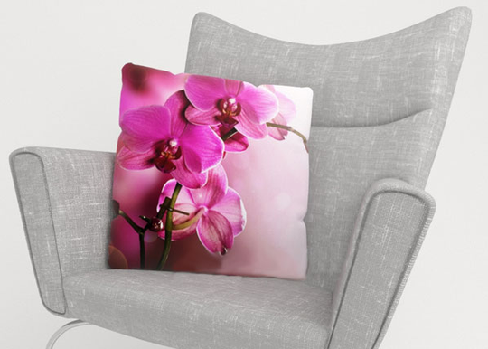 Koristetyynyliina PURPLE ORCHID 40x40 cm