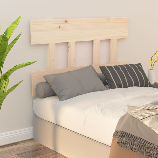vidaXL Sängynpääty 103,5x3x81 cm täysi mänty
