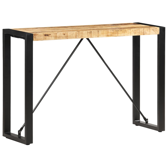 vidaXL Konsolipöytä 110x35x76 cm täysi mangopuu