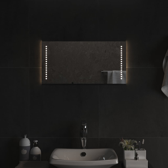 vidaXL Kylpyhuoneen LED-peili 60x30 cm