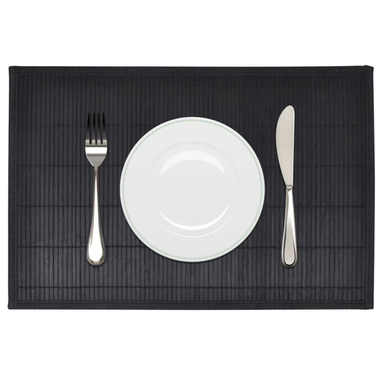 Bambu Tabletti 6 kpl 30 x 45 cm Musta