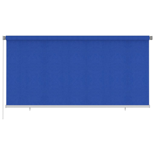 vidaXL Rullaverho ulkotiloihin 300x140 cm sininen HDPE