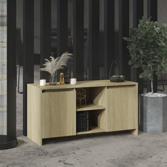 vidaXL TV-taso Sonoma-tammi 102x37,5x52,5 cm lastulevy