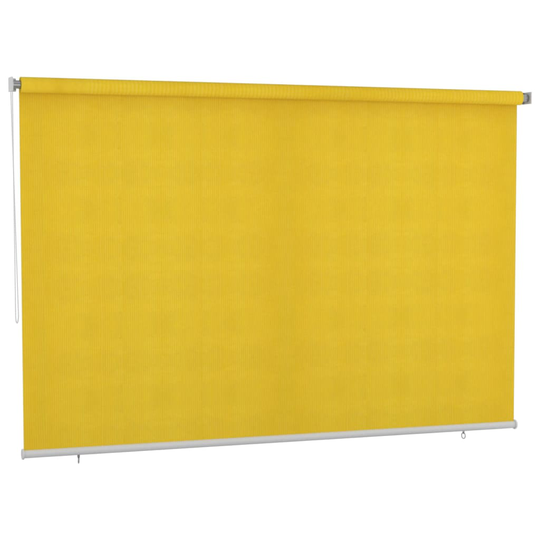 vidaXL Rullaverho ulkotiloihin 350x230 cm keltainen
