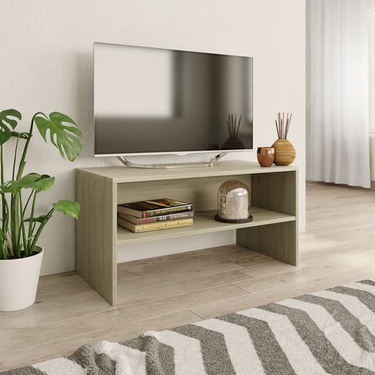 vidaXL TV-taso Sonoma tammi 80x40x40 cm lastulevy