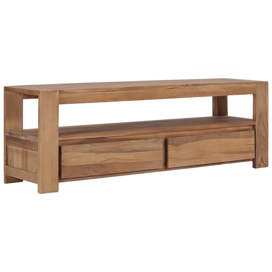 vidaXL TV-taso 120x30x40 cm täysi tiikki