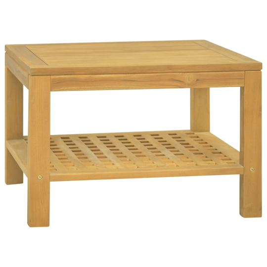 vidaXL Sohvapöytä 60x60x40 cm täysi tiikki