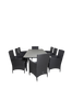 Ruokailuryhmä Louis, jossa 8 ruokapöydän tuolia Meja