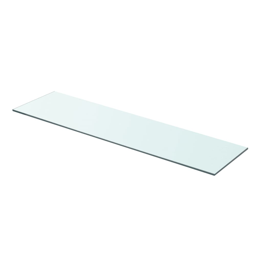 vidaXL Hyllypaneeli Kirkas lasi 80x20 cm