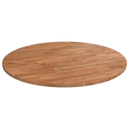 vidaXL Pyöreä pöytälevy vaaleanruskea Ø 40x1,5 cm käsitelty tammi