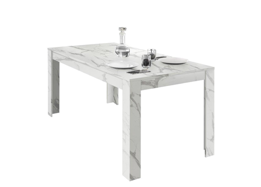 Jatkettava ruokapöytä Carrara 137-185x90 cm