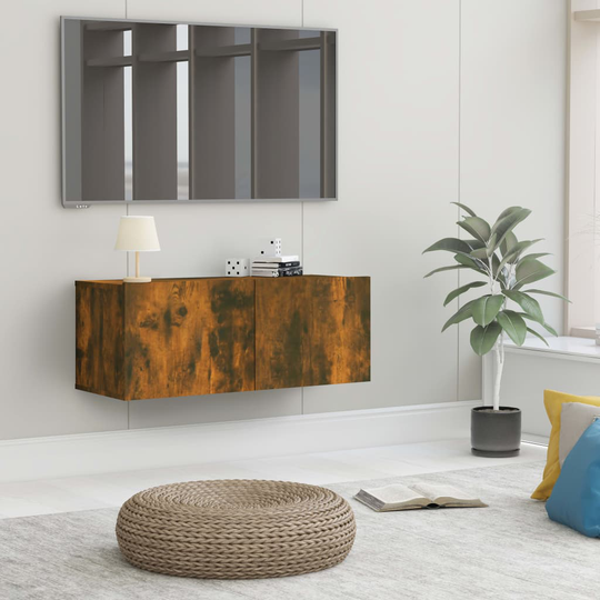 vidaXL TV-taso savutammi 80x30x30 cm tekninen puu