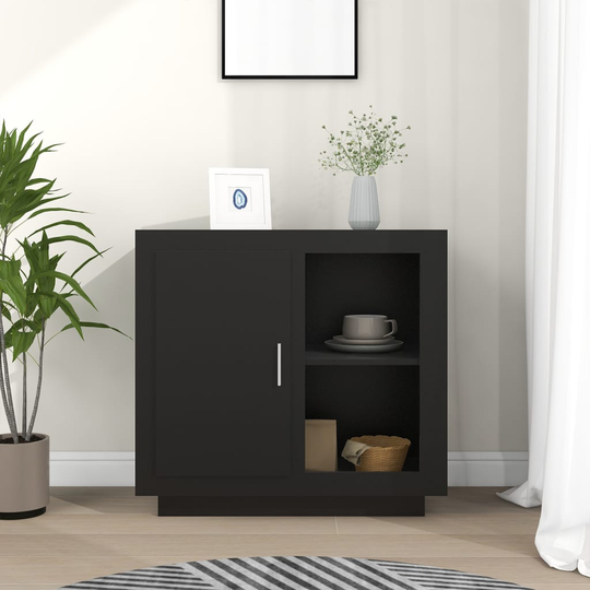 vidaXL Senkki musta 80x40x75 cm