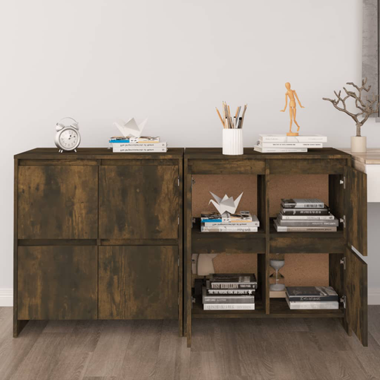 vidaXL Senkit 2 kpl savutammi 70x41x75 cm lastulevy